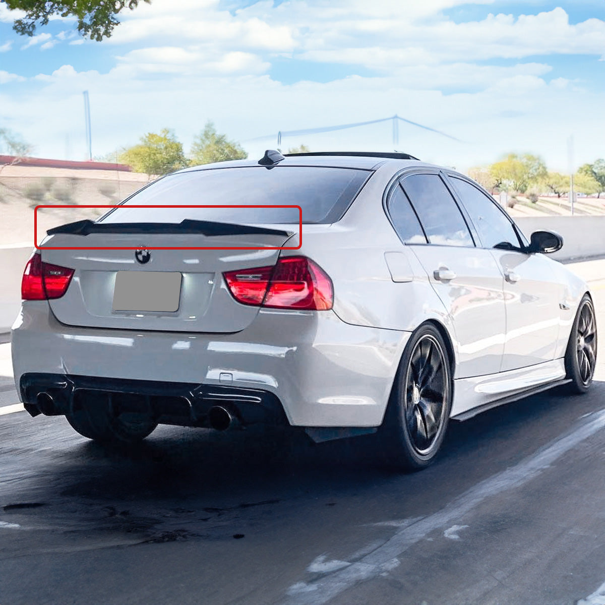 E90 3 Series BMW Carbon Fiber Spoiler 2006-2011