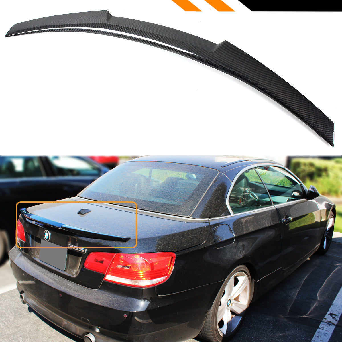 E93 3 Series BMW Carbon Fiber Spoiler 2006-2013