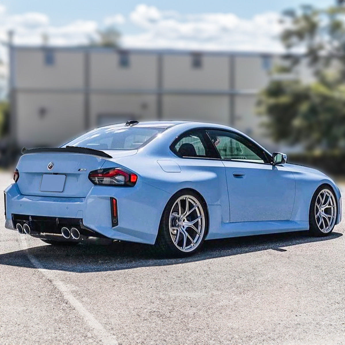 BMW G87 M2 V Style Carbon Fiber Trunk Spoiler