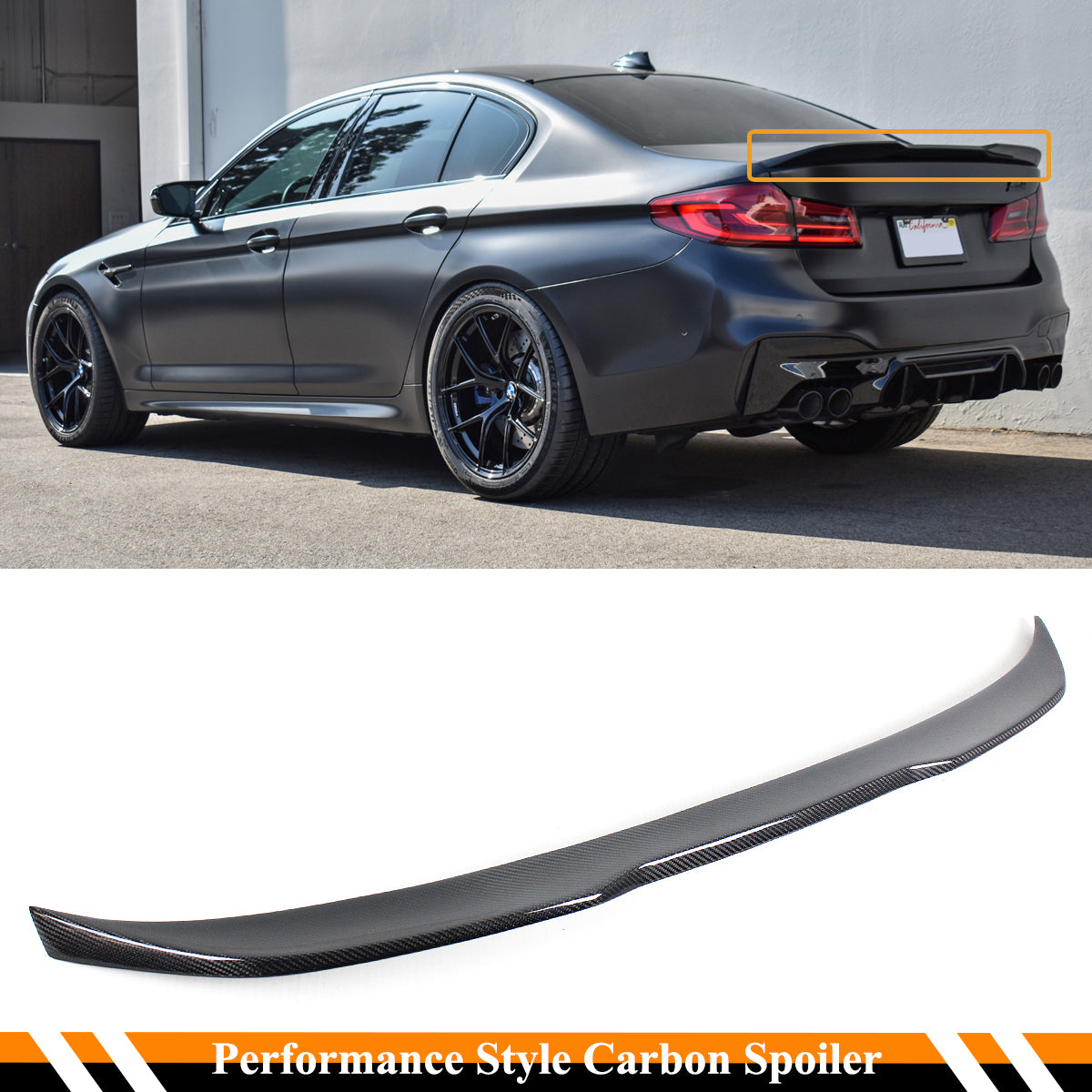 G30 F90 M5 BMW All Models Spoiler Carbon Fiber 2017-2021