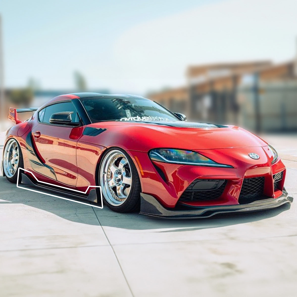 Toyota Supra A90 Style Carbon Fiber Side Extension