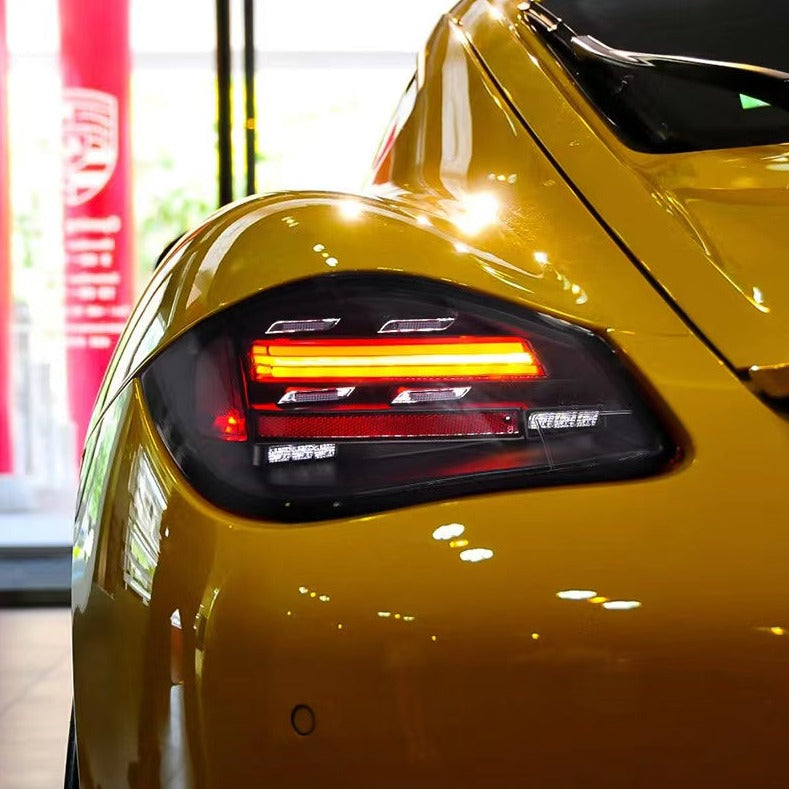718 Style Smoked LED Taillights for Porsche Cayman
