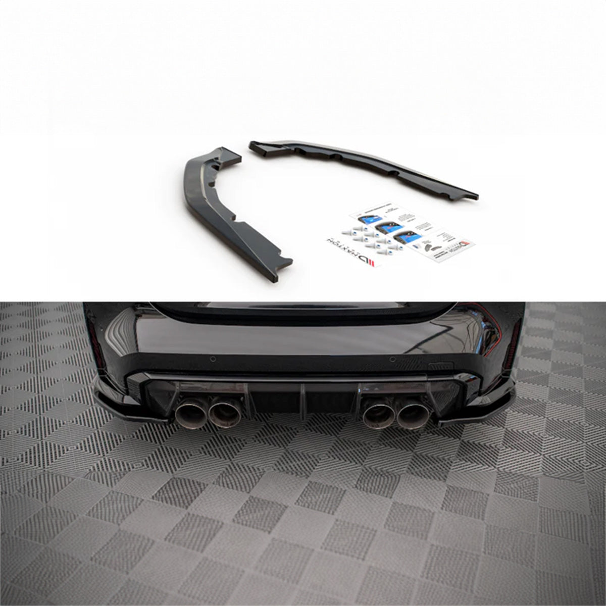 Rear Side Splitters BMW M4 G82