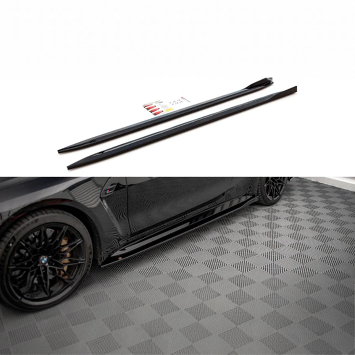 Side Skirts Diffusers V.1 BMW M4 G82