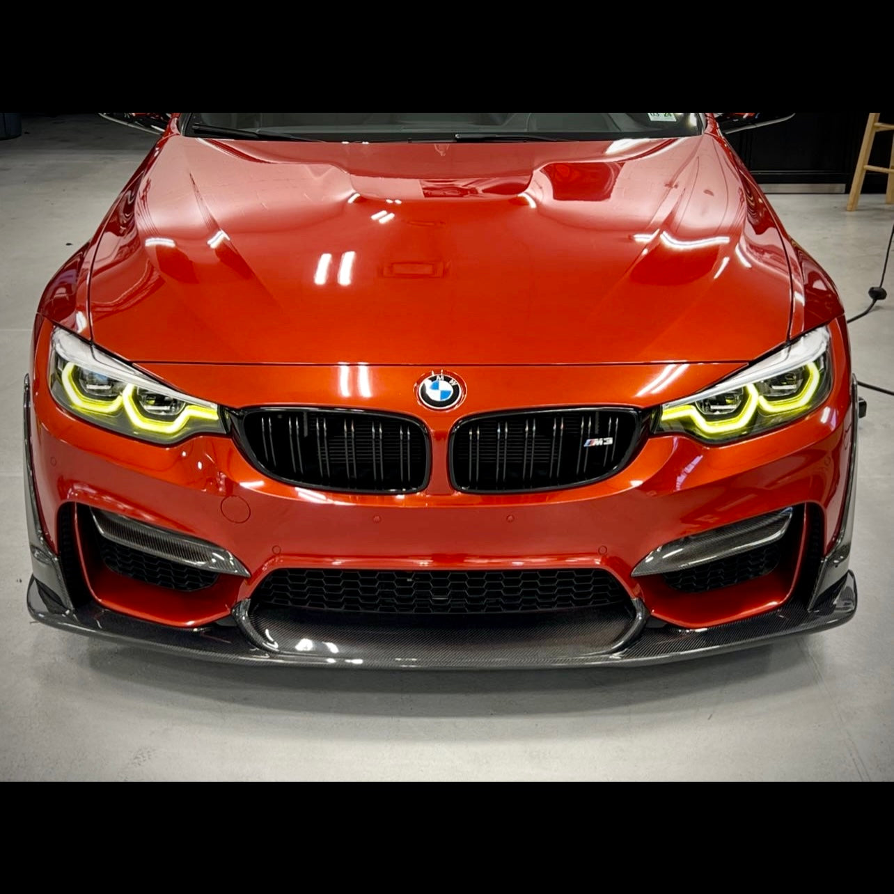 F8X F80 M3 F82 M4 Laptorr Style Carbon Fiber Splitter Lip