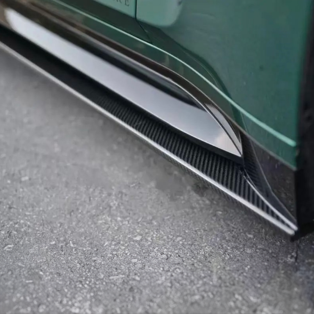 BMW G8X G80 M3 G82 M4 MH Style Carbon Fiber Sideskirt Extensions