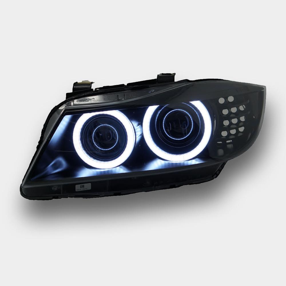 E90 E91 LCI Sedan Round Ring Retrofit (2009 - 2011 Xenon headlights only)