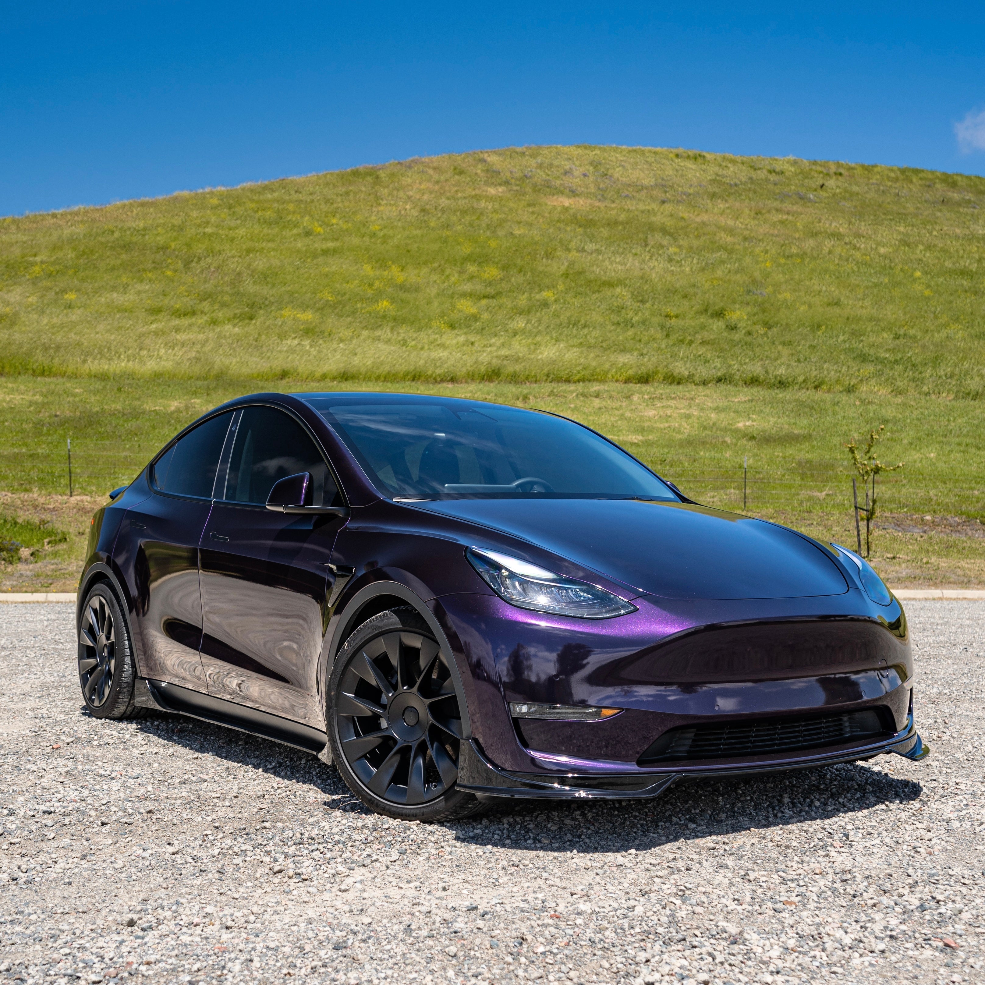 Tesla Model Y Gloss Black Street Series Front Lip