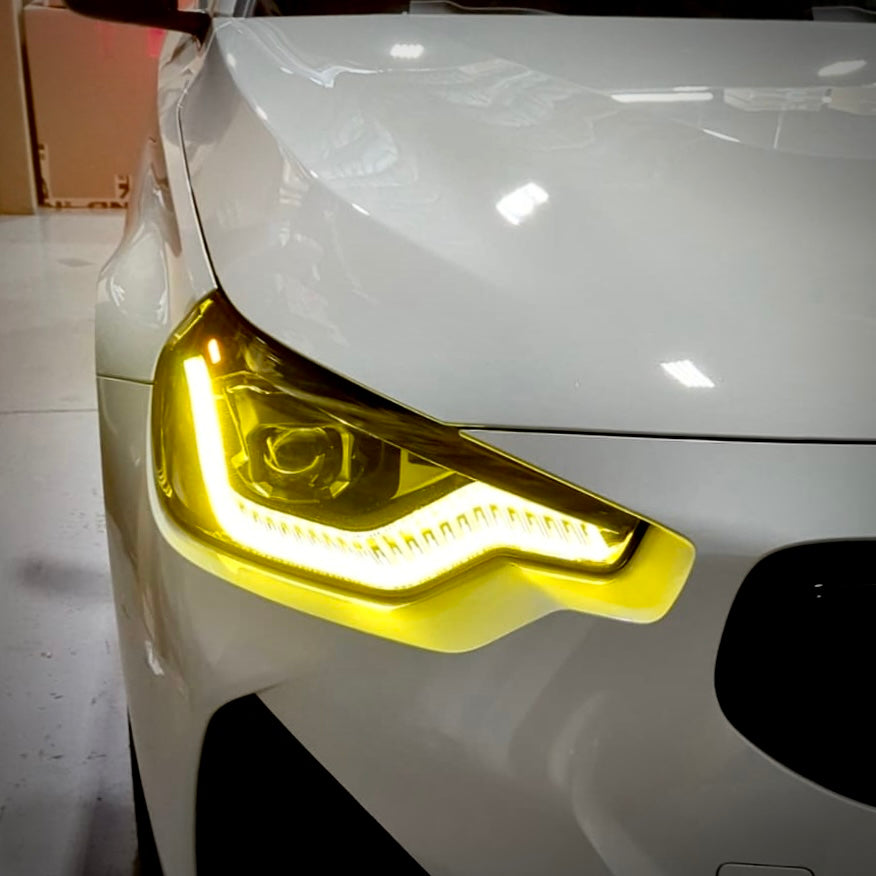 G42 2 Series & G87 M2 CSL Yellow Headlight DRL Module Upgrade (2022 - Present Adaptive LED Only)