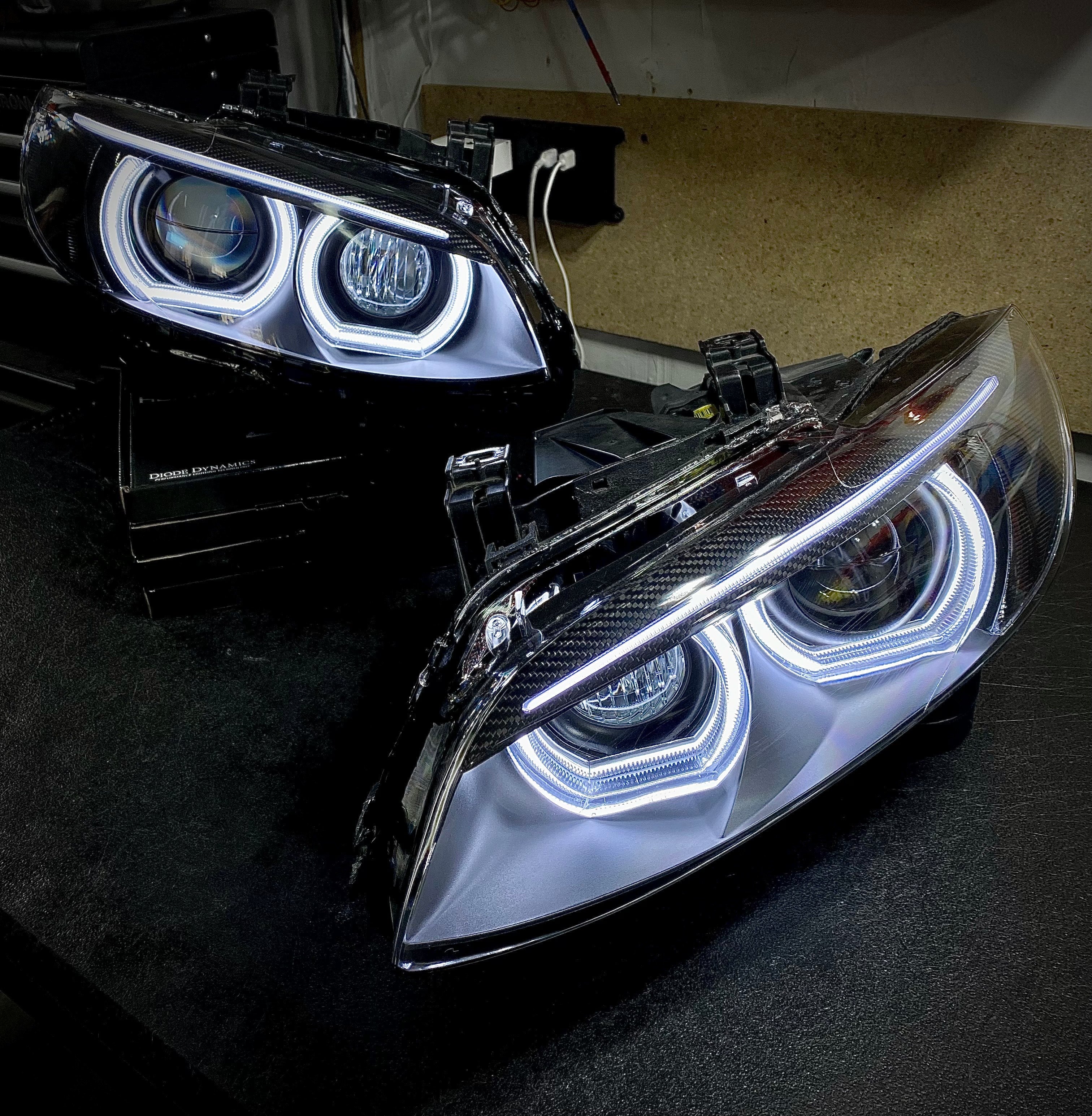 PRE-BUILT E9X M3 (E90, E92, E93) & 3 Series Pre-lci Coupe & Convertible (E92, E93) DTM Headlights