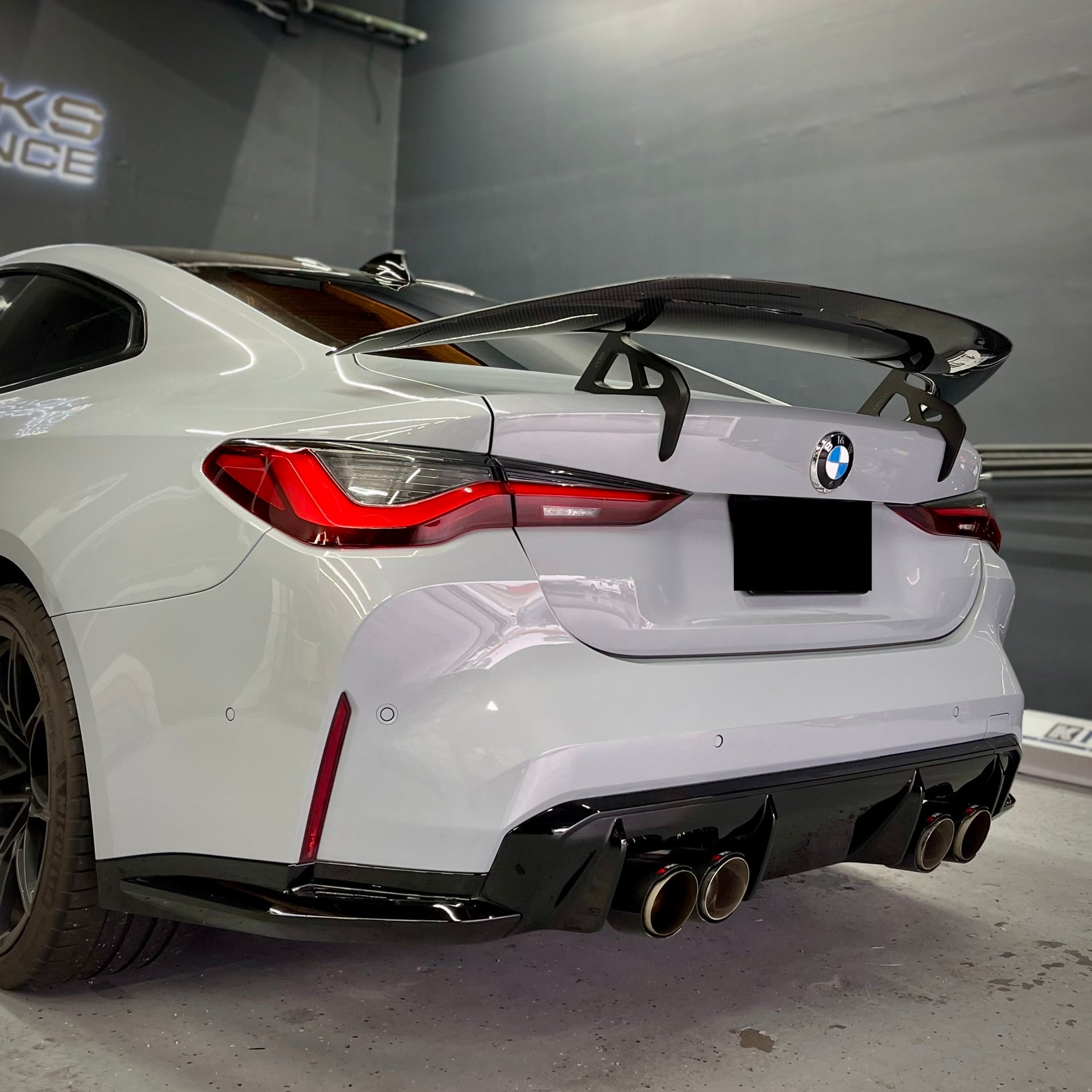 Adro BMW G82 M4 Swan Neck Wing Spoiler