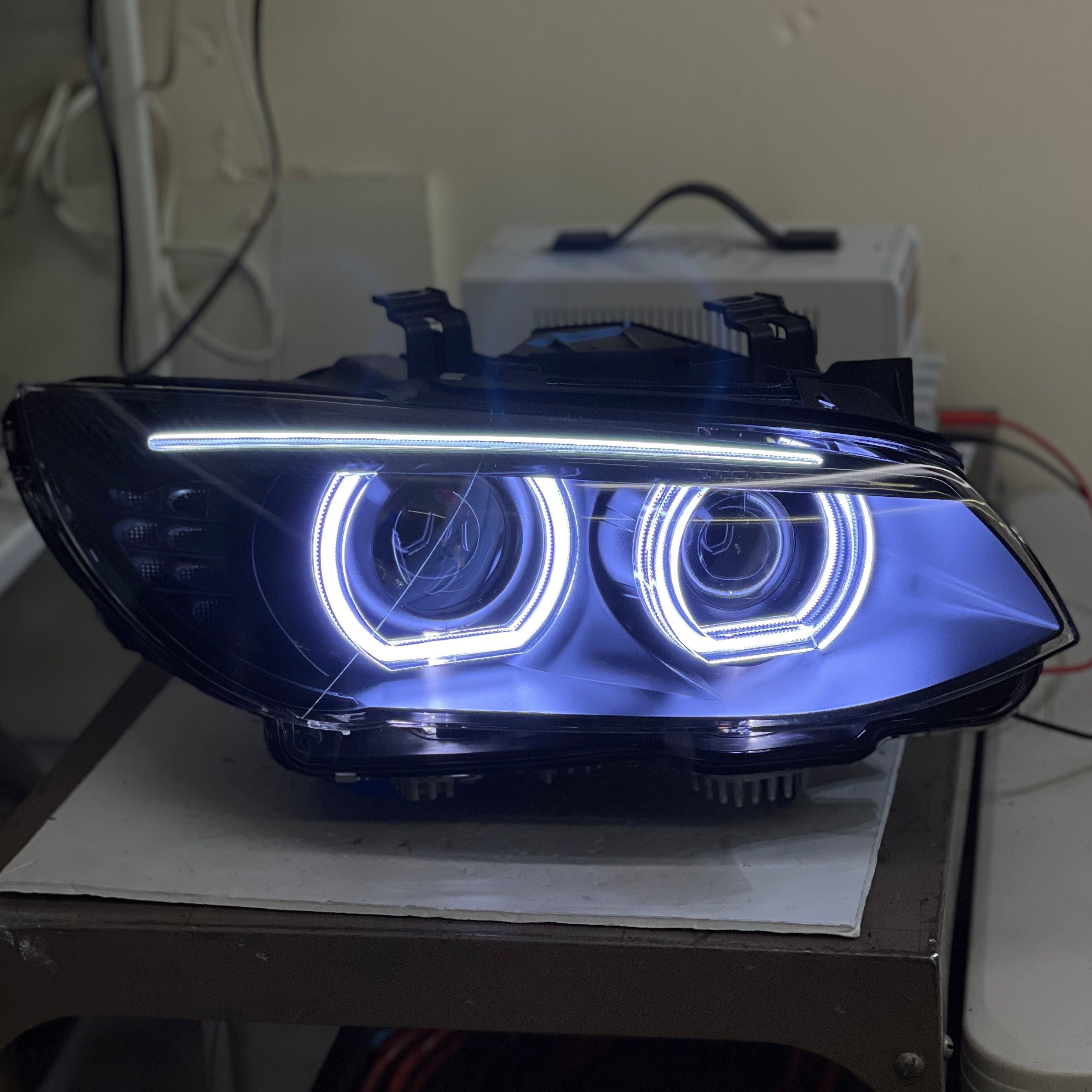 PRE-BUILT LCI E92 E93 3 Series Coupe & Convertible DTM Headlights  (2011 - 2013 Only)