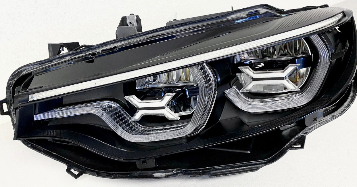 F8X F80 M3 F82 M4 & F32 4 Series LED eyebrow, Blackout and Concept X Upgrade Package (2018 - 2020 LED LCI2 Icon ONLY)